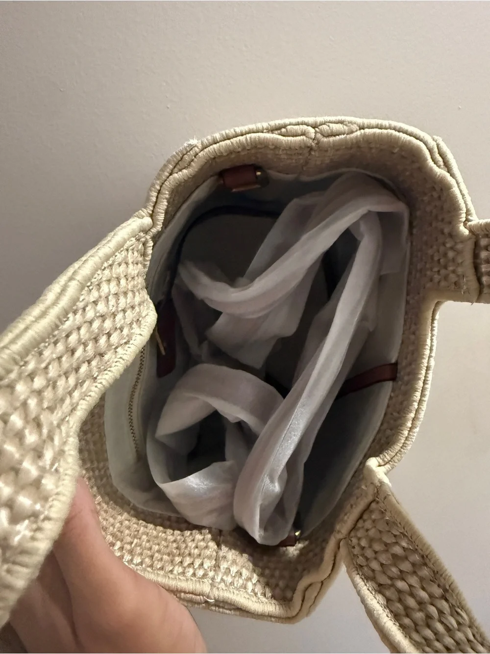 Loewe Natural Woven Logo Mini Tote